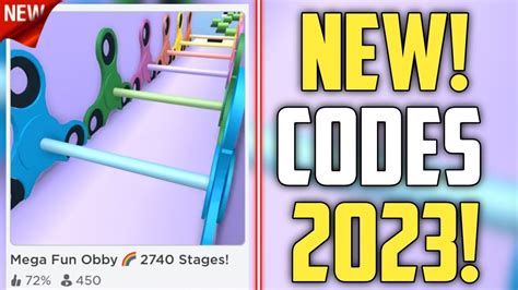Roblox: Code Mega Fun Obby 2 July 2023 - Alucare