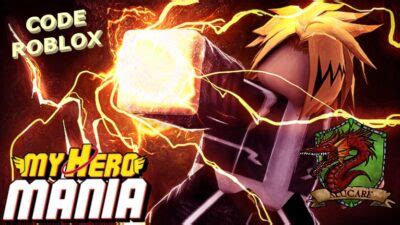 Roblox: Code My Hero Mania Julho 2023 - Alucare