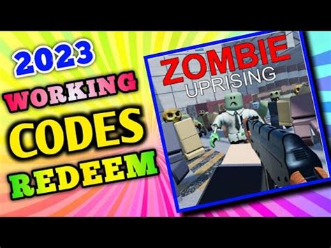 Roblox: Code Zombie Uprising Julho 2023 - Alucare