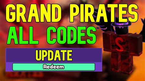 Roblox: Grand Pirates Julho 2023 Codes - Alucare