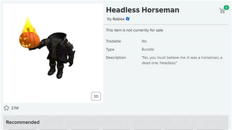 Roblox: How Much Does Headless Head Cost In Roblox 