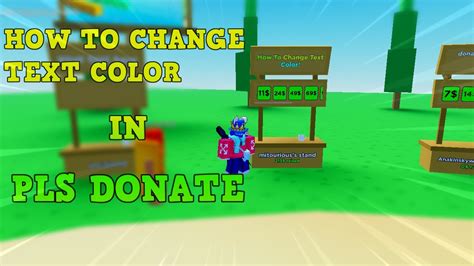 Roblox: How To Make Color Text in PLS Donate - The Profaned Otaku