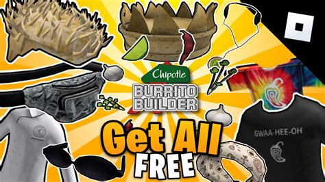 Roblox: How to Get All Free Items in Chipotle Burrito Builder