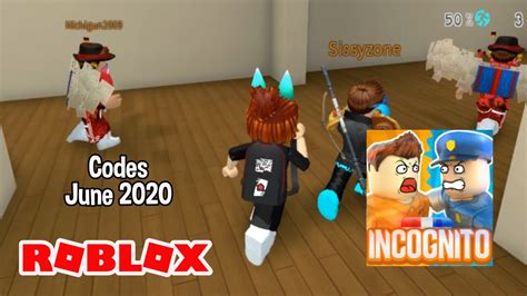 Roblox [ALL CODES] INCOGNITO - YouTube