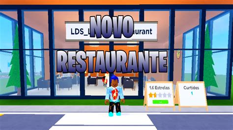 Roblox → MONTANDO MEU NOVO RESTAURANTE Roblox 