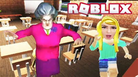 Roblox - A PROFESSORA MALVADA me PRENDEU na ESCOLA 