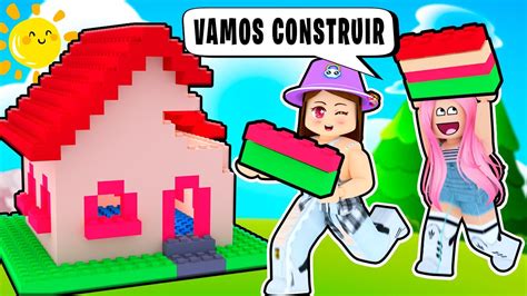 Roblox - CONSTRUÍMOS UM PARQUE DE DIVERSÃO COM LEGO 