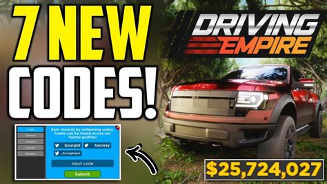 Roblox - Driving Empire Codes (April 2023) | Roblox, Coding 