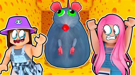 Roblox - ESTAMOS PRESAS NO LABIRINTO DO RATO E 