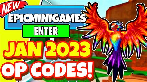 Roblox - Epic Minigames Codes (June 2023)