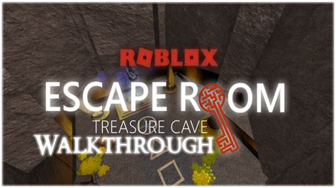 Roblox - Escape room - How to beat treasure cave! - Turn on 