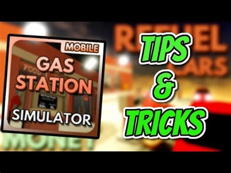 Roblox - Gas Station Simulator Tips & Tricks! (UPDATED) - YouTube