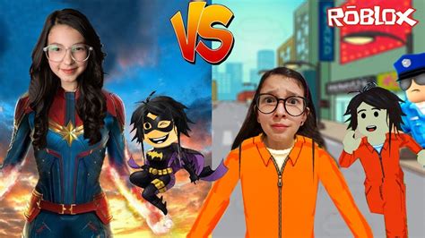 Roblox - HEROINAS NOOBS VS PRISIONEIRAS DESAJEITADAS 