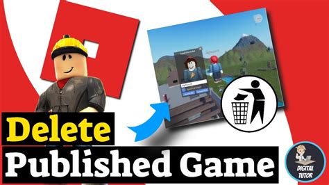 Roblox - How To Delete Published Game - YouTube