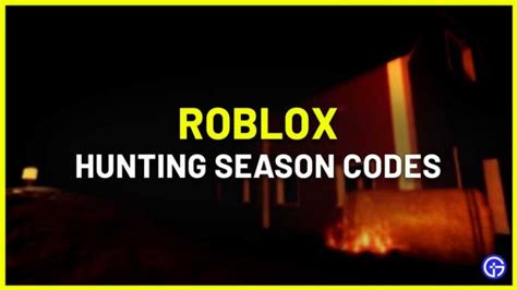 Roblox - Hunting Season Codes (June 2023) - Steam Lists