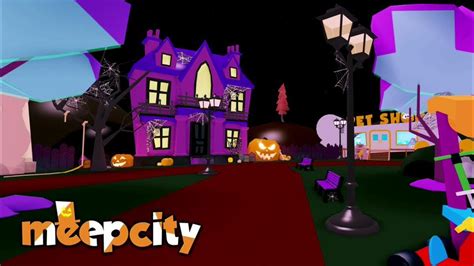 Roblox - JOGANDO MEEPCITY HALLOWEEN NOVA ATUALIZACAO