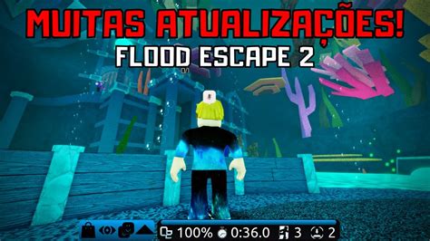 Roblox - JOGANDO OS NOVOS MAPAS DE FLOOD ESCAPE 2 