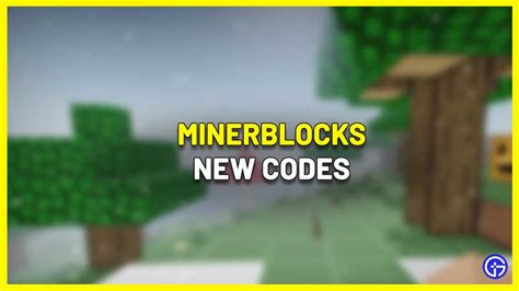 Roblox - Minerblocks Codes