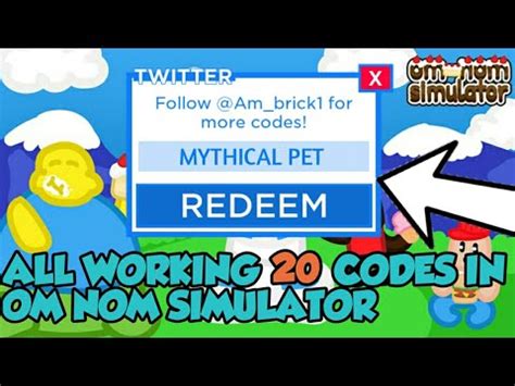 Roblox - Om Nom Simulator Codes (July 2023)