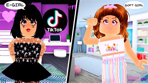 Roblox - QUARTO E-GIRL vs SOFT GIRL NO BLOXBURG! - YouTube
