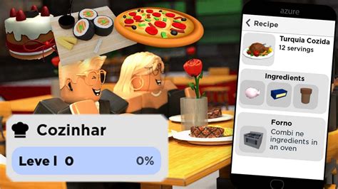 Roblox - RoCitizens - NOVO SISTEMA DE COMIDA! GANHE NIVEIS 