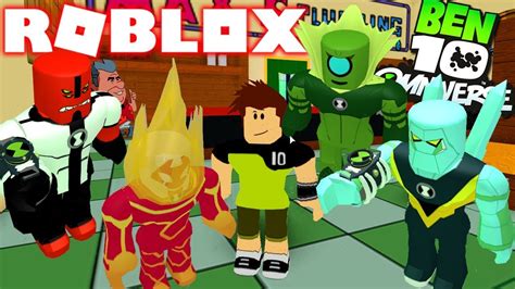 Roblox - SIMULADOR DO BEN 10 COM OS ALIENS DO OMNITRIX 