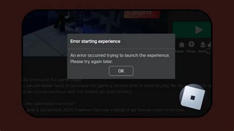 Roblox - Starting Game - An Error Occurred Trying To Launch The 