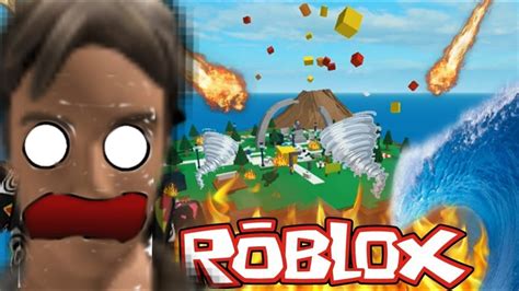 Roblox - TSUNAMI E METEOROS !! (Roblox Natural Disaster 