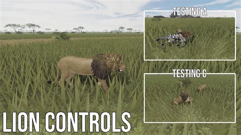 Roblox - Testing A - Lion controls - YouTube