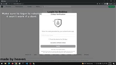 Roblox 2FA bypass