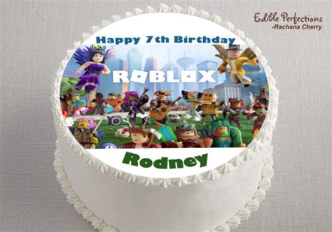 Roblox 8 inch Edible Image - Edible Perfections