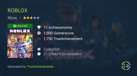 Roblox Achievements - View all 11 Achievements 