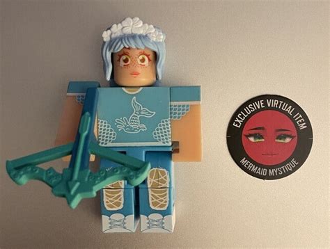 Roblox Action Series 12 Mermaid Mystique Face Toy Code Sent 