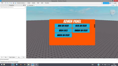 Roblox Admin GUI - Pastebin.com