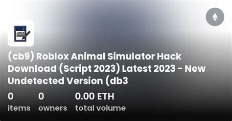 Roblox Animal Simulator Hack Download (Script 2023) Latest