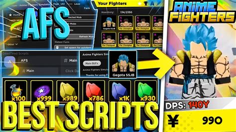 Roblox Anime Fighters Simulator Script Pastebin Hacks AFS - July 