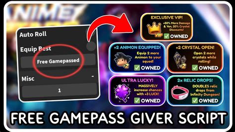 Roblox Any Gamepass For Free Script