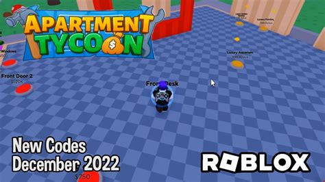 Roblox Apartment Tycoon Codes (December 2022)