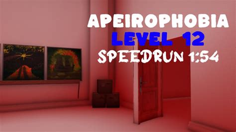 Roblox Apeirophobia Level 12 Speedrun 1:54 Solo - YouTube