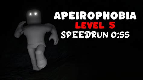 Roblox Apeirophobia Level 5 Speedrun 0:55 Solo - YouTube