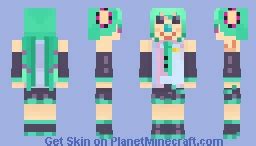 Roblox BEAR- Miku Minecraft Skin