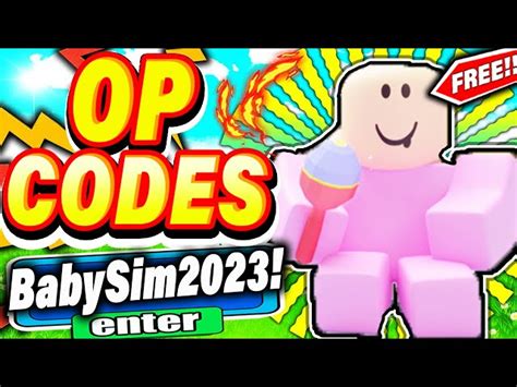 Roblox Baby Simulator Codes (June 2023) | Roblox Den