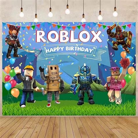 Roblox Backdrop Banner Happy Birthday Roblox Photo Background 