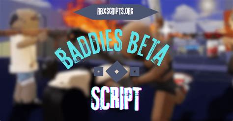 Roblox Baddies Script
