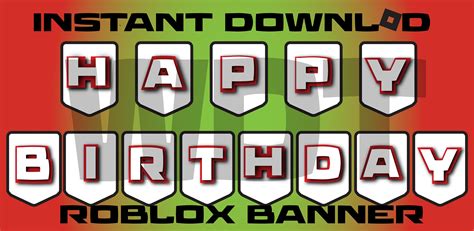 Roblox Banner - Etsy