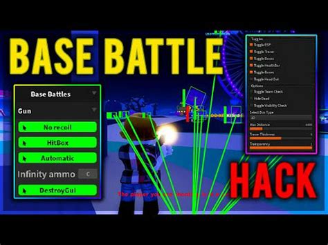 Roblox Base Battles Script (HitBox Expander, Infinite Ammo 