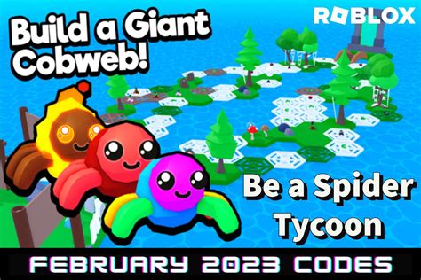 Roblox Be a Spider Tycoon Codes (July 2023) - Pro Game Guides