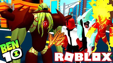 Roblox Ben 10 VS Vilgax Roblox Ben 10 Arrival of Aliens - YouTube