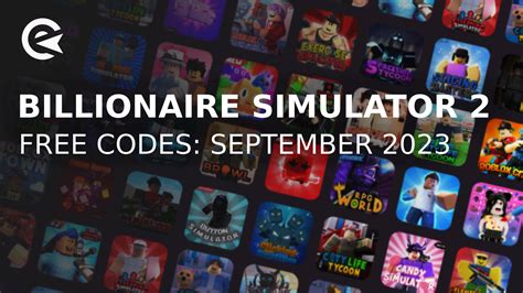 Roblox Billionaire Simulator Codes 2023 - Gameskeys.net