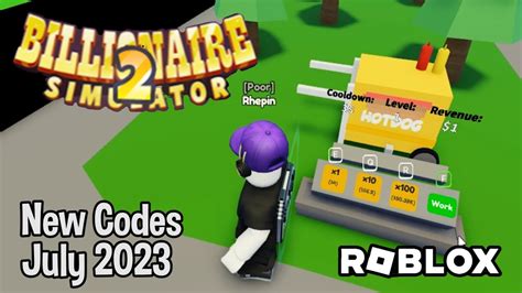Roblox Billionaire Simulator Codes Wiki (June 2023)